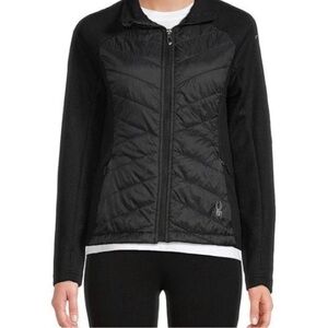 SPYDER Women's Nova Full Zip Hybrid Jacket medium weather proof quilted outdoor